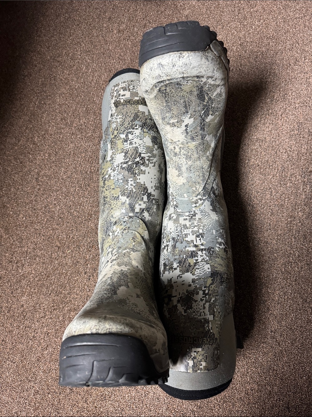 LaCrosse 18” Alpaburly Pro Sitka EVII Uninsulated Rubber Boots Size 10 - Picture 8 of 12